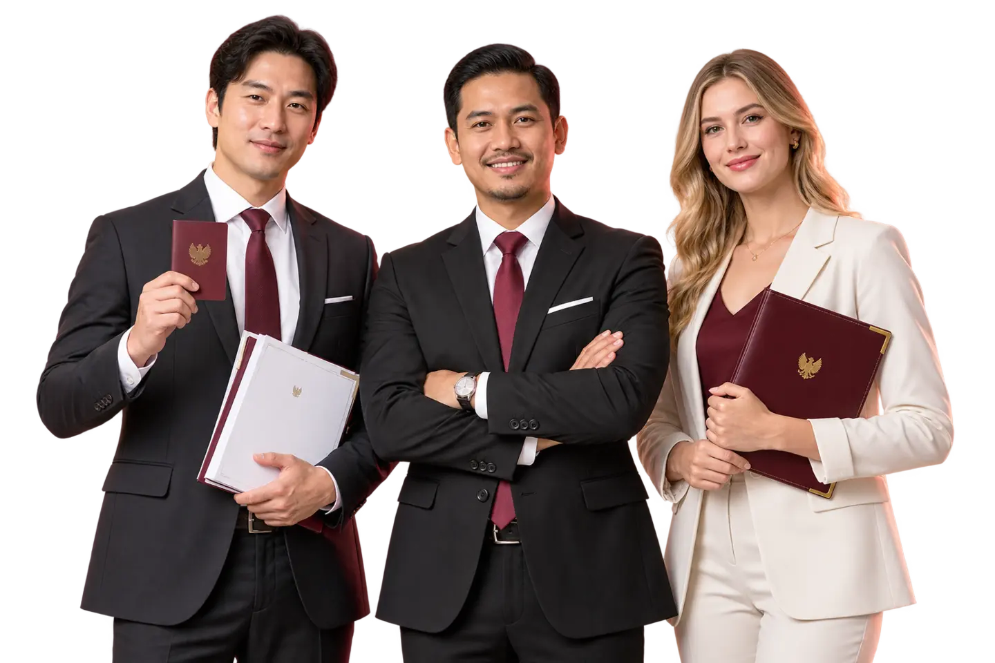 International investors assisted by an Indonesian legal consultant